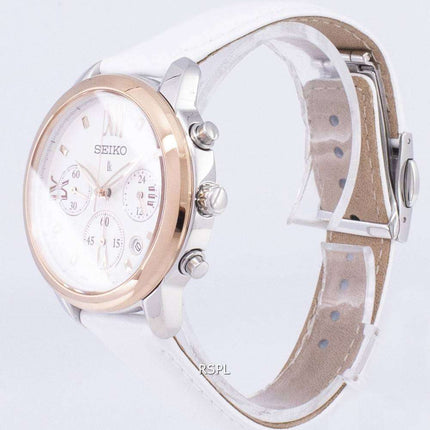 Generalüberholte Seiko Lukia Chronograph Quarz SRWZ84 SRWZ84P1 SRWZ84P Damenuhr