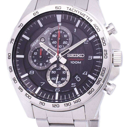 Generalüberholte Seiko Chronograph Tachymeter Quarz SSB319 SSB319P1 SSB319P Herrenuhr