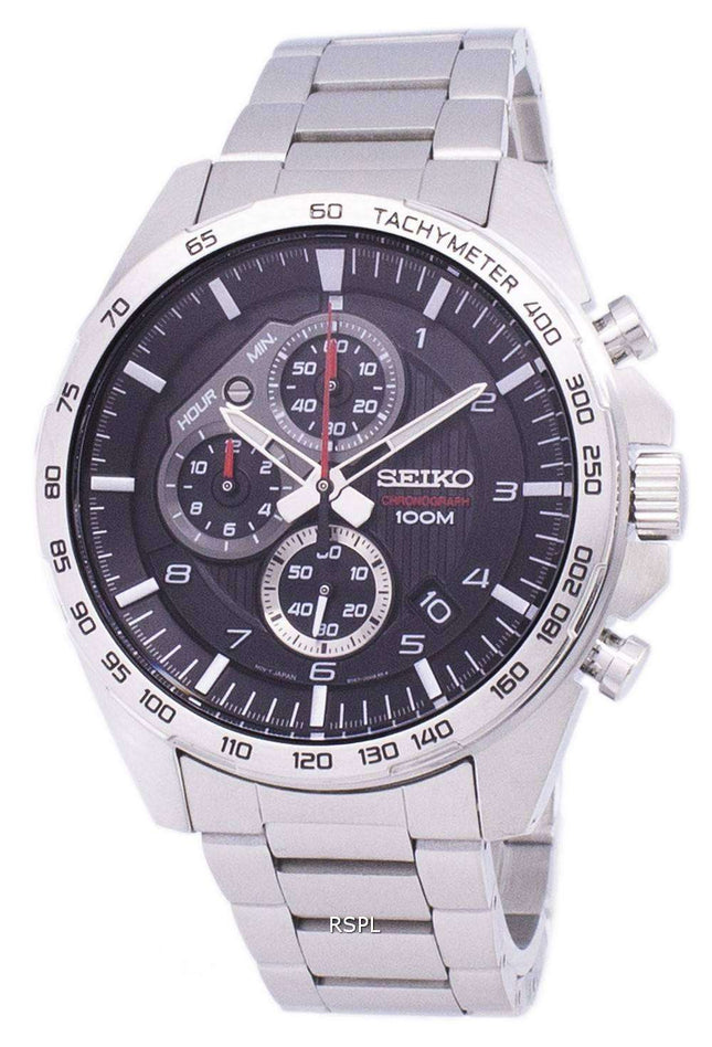 Generalüberholte Seiko Chronograph Tachymeter Quarz SSB319 SSB319P1 SSB319P Herrenuhr
