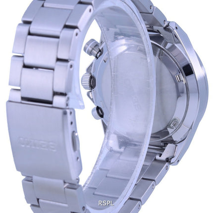 Seiko Neo Sports Chronograph schwarzes Zifferblatt Quarz SSB397 SSB397P1 SSB397P 100M Herrenuhr