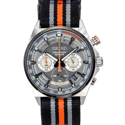 Seiko Neo Sports Chronograph Graues Zifferblatt Quarz SSB403 SSB403P1 SSB403P 100M Herrenuhr