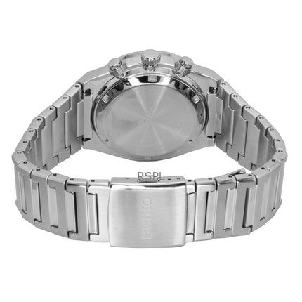 Seiko Conceptual Chronograph Edelstahl Hellblaues Zifferblatt Quarz SSB459P1 100M Herrenuhr