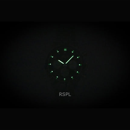 Seiko Chronograph Edelstahl Blaues Zifferblatt Quarz SSB477P1 Herrenuhr