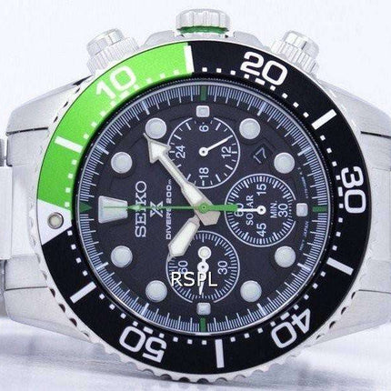 Generalüberholte Seiko Prospex Taucheruhr Solar Chronograph 200M SSC615 SSC615P1 SSC615P Herrenuhr