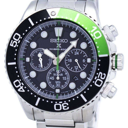Generalüberholte Seiko Prospex Taucheruhr Solar Chronograph 200M SSC615 SSC615P1 SSC615P Herrenuhr