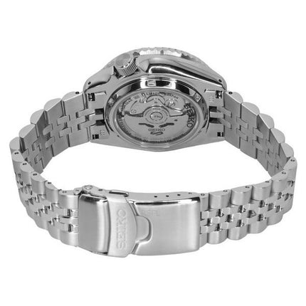 Generalüberholte Seiko 5 Sports SKX Sports Style GMT Edelstahl Oranges Zifferblatt 24 Steine Automatik SSK005J1 100M Herrenuhr