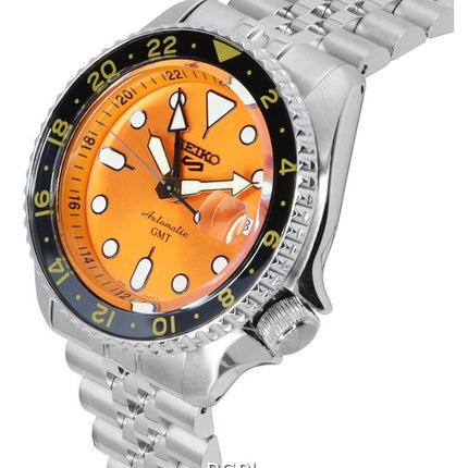 Seiko 5 Sports Mikan Orange GMT SKX Neuinterpretation Automatik SSK005 SSK005K1 SSK005K 100M Herrenuhr
