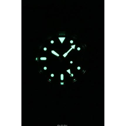 Seiko 5 Sports SKX GMT Lederarmband Braunes Zifferblatt Automatik SSK036K1 100M Herrenuhr