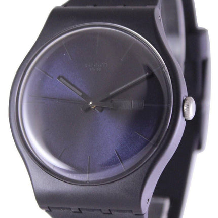Swatch Originals schwarz Rebel Schweizer SUOB702 Unisex Quarzuhr