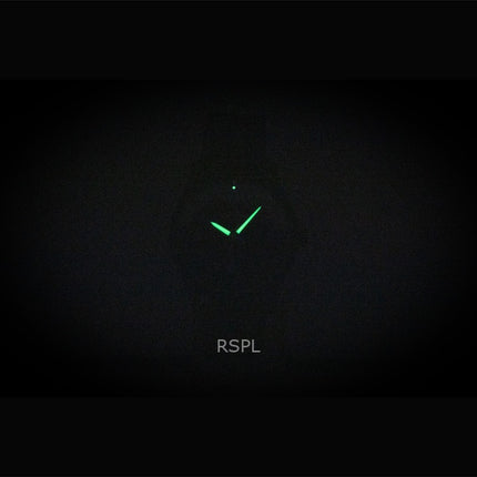 Seiko Classic Herrenuhr mit Nylonarmband, schwarzem Zifferblatt, Quarzwerk, Modell SUR571P1, wasserdicht bis 100 m