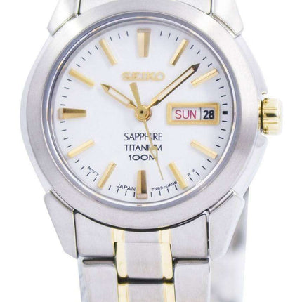Generalüberholte Seiko Sapphire Titanium Quartz 100M SXA115 SXA115P1 SXA115P Damenuhr
