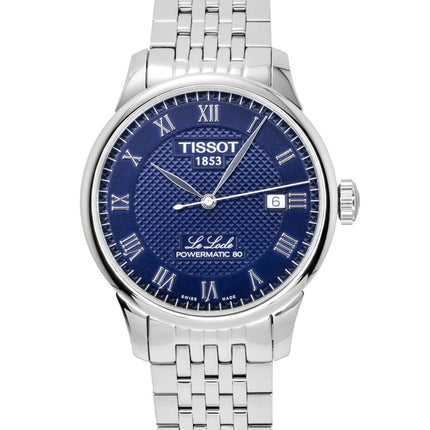 Tissot Le Locle Automatikuhr aus Edelstahl mit blauem Zifferblatt, Modell T006.407.11.043.00, Herrenuhr