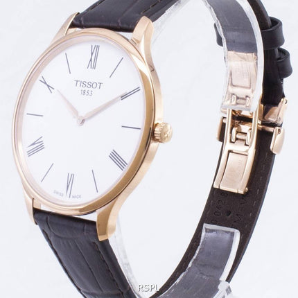 Tissot T-Classic Tradition 5.5 T063.409.36.018.00 T0634093601800 Quartz Analog Herrenuhren