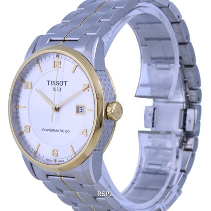 Tissot T-Classic Luxury Powermatic 80 Silber Zifferblatt T086.407.22.037.00 T0864072203700 Herrenuhr