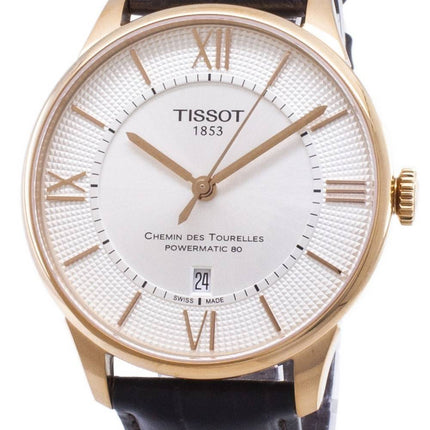 Tissot T-Klassiker Chemin des Tourelles T 099.407.36.038.00 T0994073603800 Powermatic 80 Herrenuhren