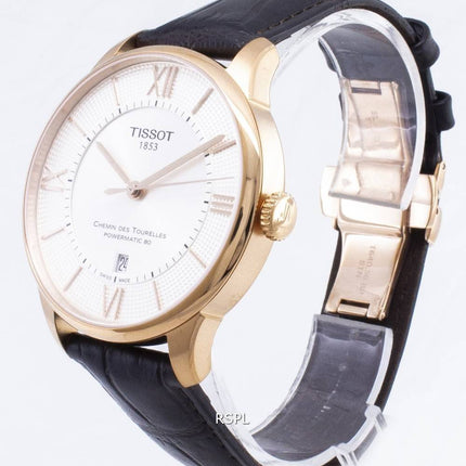 Tissot T-Klassiker Chemin des Tourelles T 099.407.36.038.00 T0994073603800 Powermatic 80 Herrenuhren