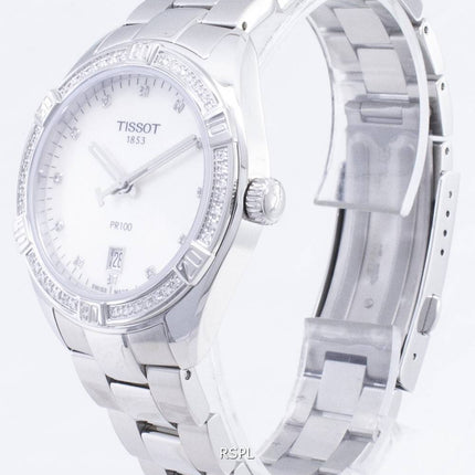 Tissot T-KClassic PR 100 Lady Sport T101.910.61.116.00 T1019106111600 Diamond Accents Quarz Damenuhren