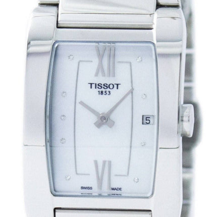 Tissot Generosi-T Quarz Diamant Akzent T105.309.11.116.00 T1053091111600 Damenuhr