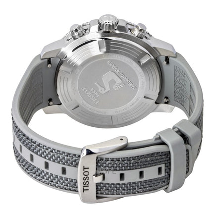 Tissot Seastar 1000 Chronograph, Textilarmband, schwarzes Zifferblatt, Quarz-Taucheruhr T120.417.17.081.01, 300 m, Herrenuhr