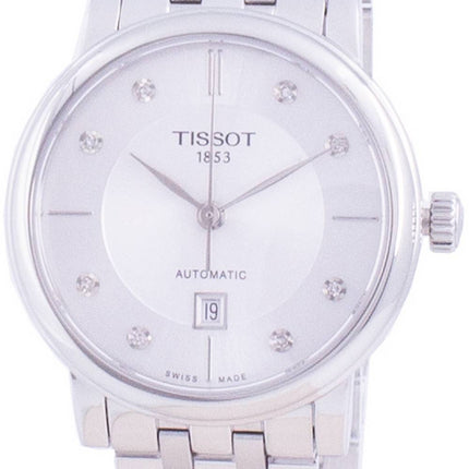 Tissot T-Classic Carson T122.207.11.036.00 T1222071103600 Automatische Diamantakzente Damenuhr