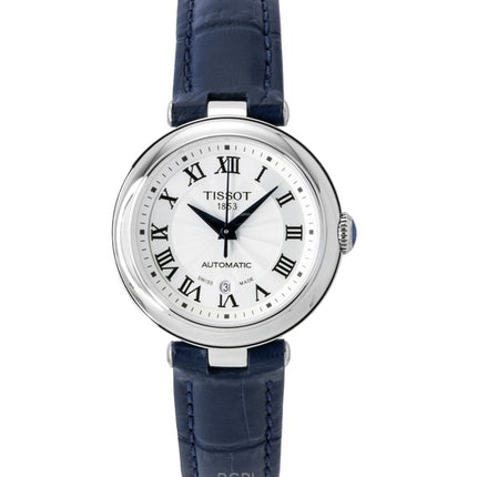 Tissot Bellissima Lederarmband Weißes Zifferblatt Automatik T126.207.16.013.00 Damenuhr