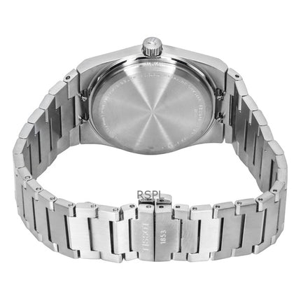 Tissot PRX Classic Contemporary Edelstahl weißes Perlmutt-Zifferblatt Quarz T137.210.11.111.00 100M Unisex-Uhr