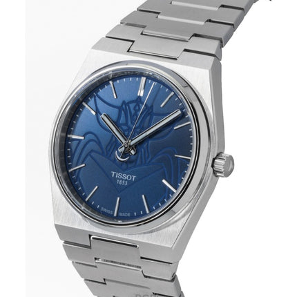 Tissot PRX UFO Robot Grendizer Edelstahl Blaues Zifferblatt Automatik T137.407.11.041.02 100M Herrenuhr