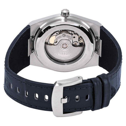 Tissot PRX Powermatic 80 Lederarmband, blaues Zifferblatt, Automatik T137.407.16.041.00 100M Herrenuhr