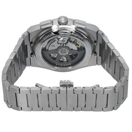 Tissot PRX Chronograph Edelstahl Grünes Zifferblatt Automatik T137.427.11.091.00 100M Herrenuhr
