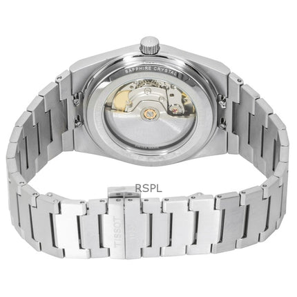 Tissot PRX Titanium Herrenuhr mit blauem Zifferblatt, Automatik, Referenznummer T137.807.44.041.00, wasserdicht bis 100 m