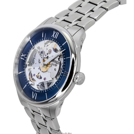 Tissot Chemin Des Tourelles Edelstahl Blaues Skelett-Zifferblatt Automatik T139.836.11.048.00 Herrenuhr