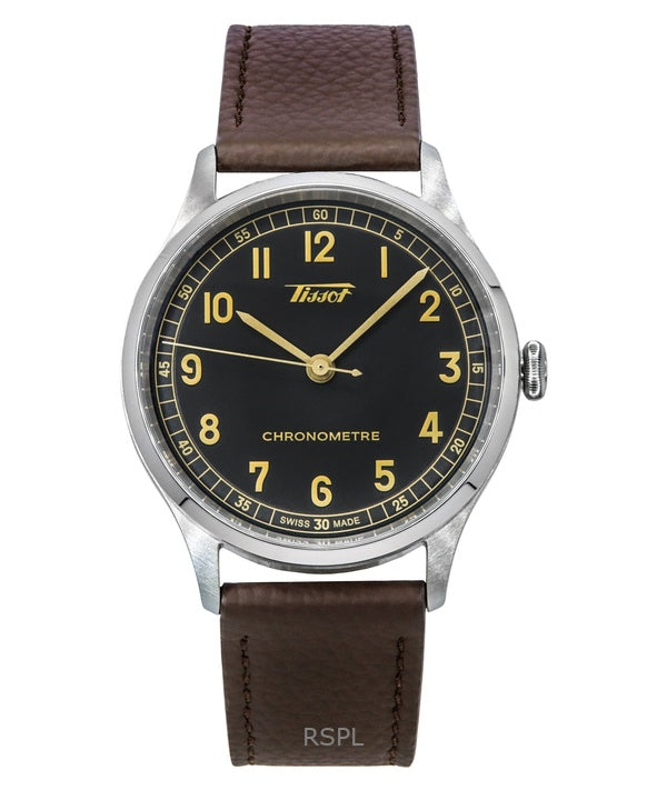 Tissot Heritage 1938 Lederarmband Anthrazit Zifferblatt Automatik T142.464.16.062.00 Herrenuhr