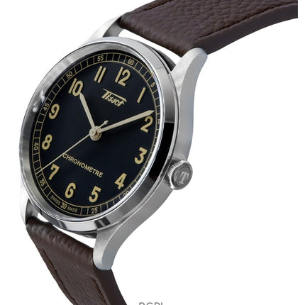 Tissot Heritage 1938 Lederarmband Anthrazit Zifferblatt Automatik T142.464.16.062.00 Herrenuhr