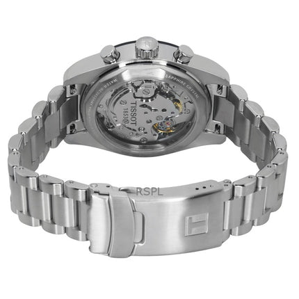 Tissot PR516 Chronograph Edelstahl Schwarzes Zifferblatt Automatik T149.459.21.051.00 100M Herrenuhr