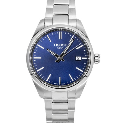 Tissot PR 100 Edelstahl Blaues Zifferblatt Quarz T150.210.11.041.00 100M Damenuhr