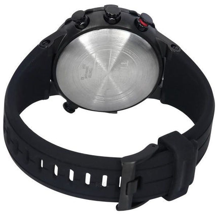 Timex Expedition E-Tide Temperaturkompass, schwarzes Zifferblatt, Quarz, T2N720, 100 m, Herrenuhr