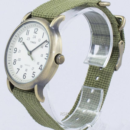 Weekender Timex Indiglo T2N894 Unisex Quarzuhr