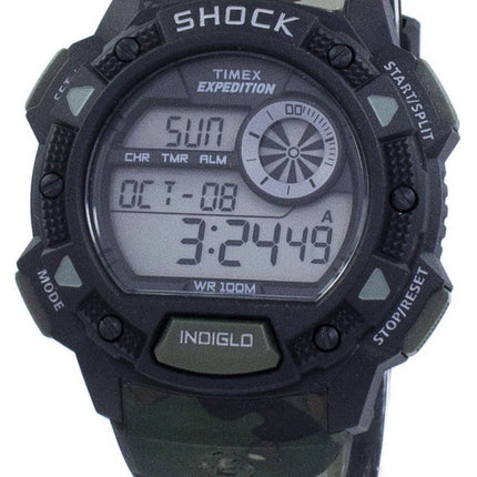 Timex Expedition Base Schlag Alarm Indiglo Digital T49976 Herrenuhr