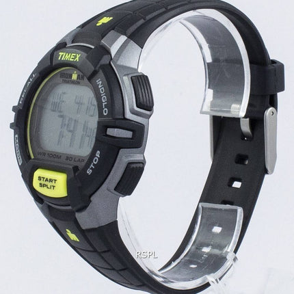 Timex Sportuhr Ironman Triathlon robuste 30 Runde Indiglo Digital T5K790 Herren