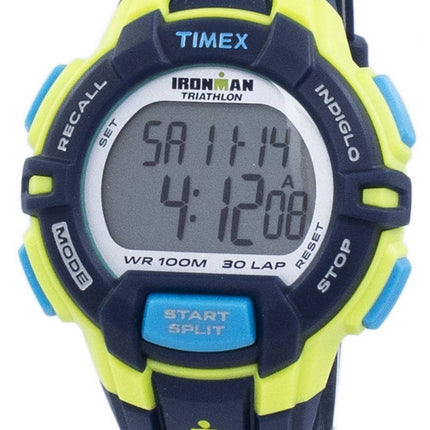 Timex Sportuhr Ironman Triathlon robuste 30 Runde Indiglo Digital T5K814 Herren