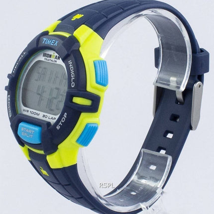 Timex Sportuhr Ironman Triathlon robuste 30 Runde Indiglo Digital T5K814 Herren