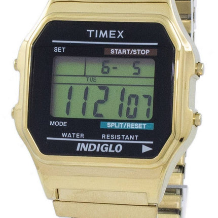 Timex Classic Indiglo Chronograph Alarm digitaler T78677 Herrenuhr