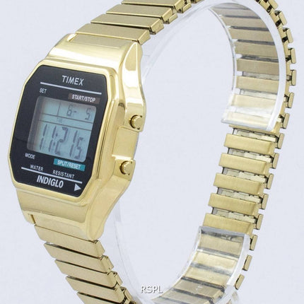 Timex Classic Indiglo Chronograph Alarm digitaler T78677 Herrenuhr