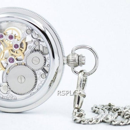 Taschenuhr Tissot Bridgeport mechanische Skelett T859.405.19.273.00 T8594051927300