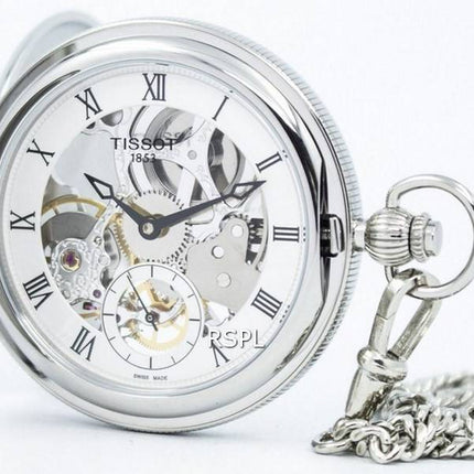 Taschenuhr Tissot Bridgeport mechanische Skelett T859.405.19.273.00 T8594051927300