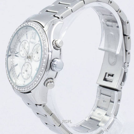 Timex Miami Chronograph Quarz Diamant Akzent TW2P66800 Damenuhr