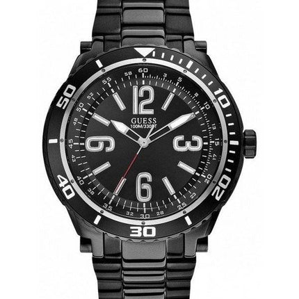 Denke Chronograph schwarz Edelstahl Quarz U0043G2 Herrenuhr