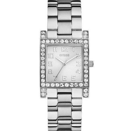 Guess Damenuhr silberfarbenem Crystal U0128L1