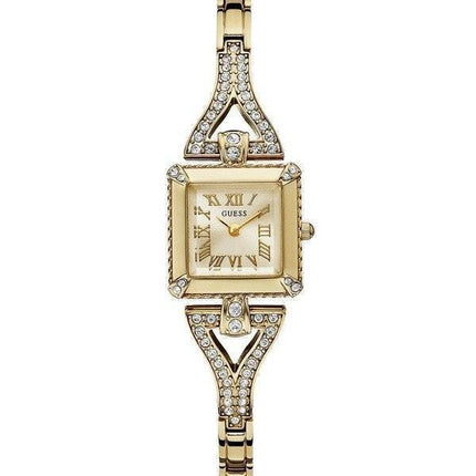 Denke Goldton Edelstahl Quarz-Kristalle U0137L2 Damenuhr