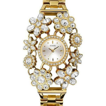 Schätze, Gold-Ton Crystal Bouquet Quarz U0138L2 Damenuhr